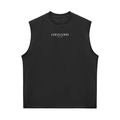 Oversized Muscle Shirt - God. Grind. Win. (Black)