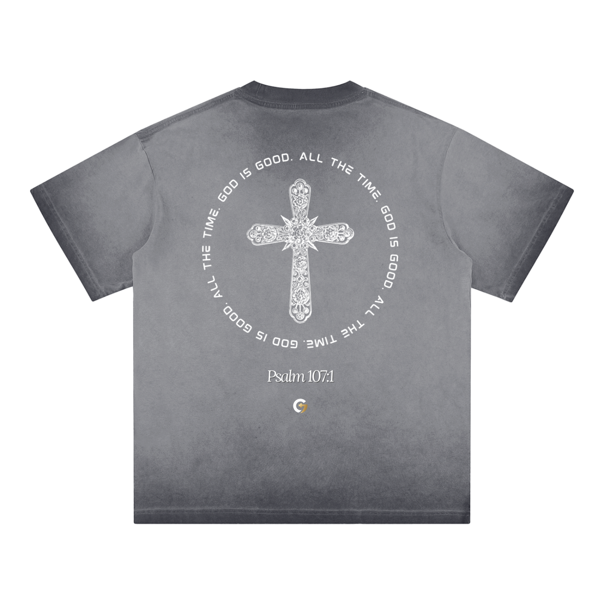 Oversized Reverse Dyed Tee - Glory (Dark Grey)