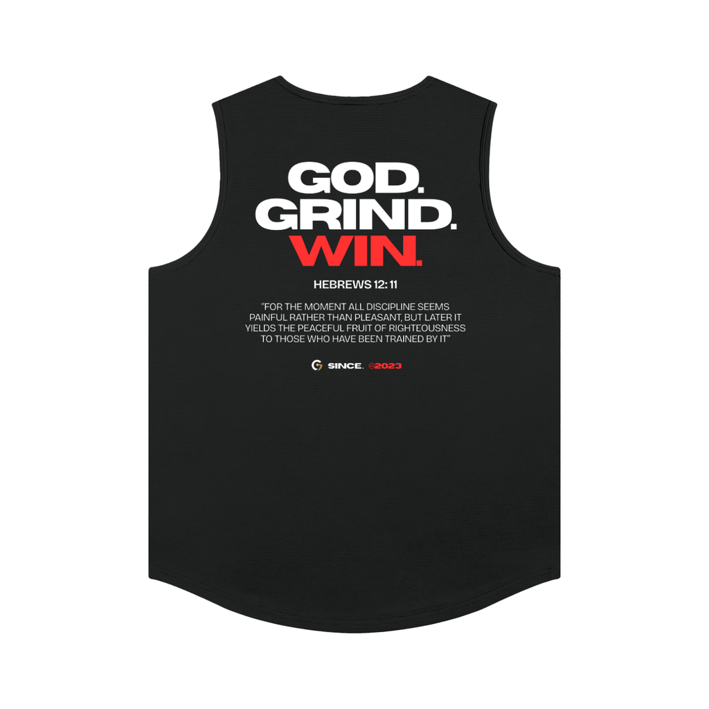 Performance Tank - God. Grind. Win. (Black)
