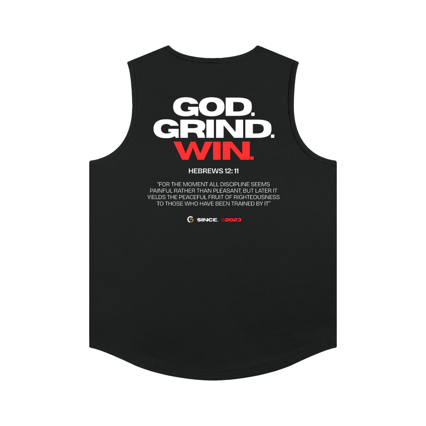 Performance Tank - God. Grind. Win. (Black)