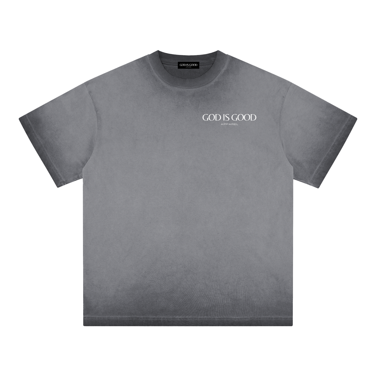 Oversized Reverse Dyed Tee - Glory (Dark Grey)