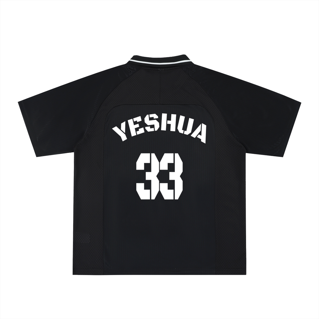 Yeshua 33 Oversized Jersey (Black)