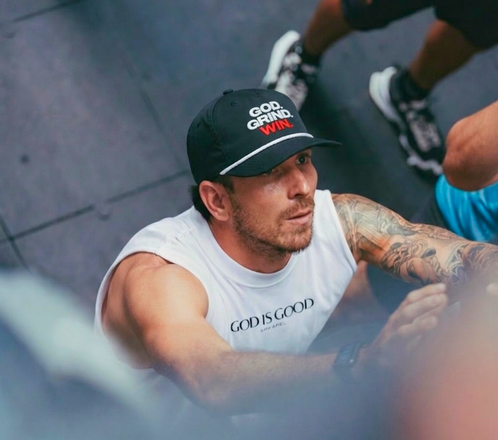 Performance Rope Cap - God. Grind. Win (Black)