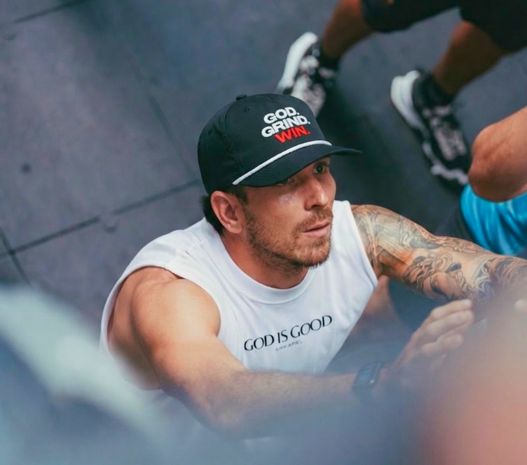 Performance Rope Cap - God. Grind. Win (Black)