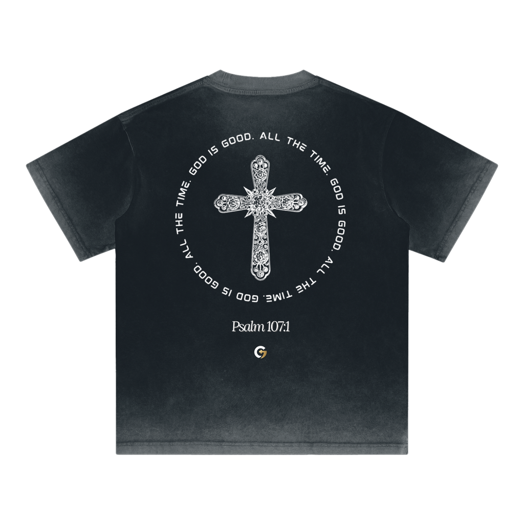 Oversized Reverse Dyed Tee - Glory (Black)