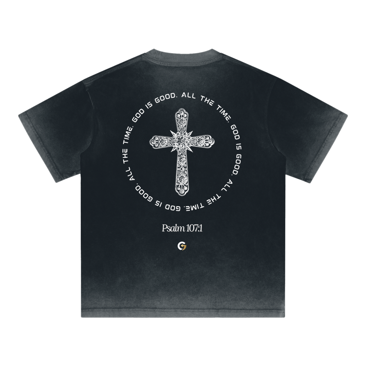 Oversized Reverse Dyed Tee - Glory (Black)