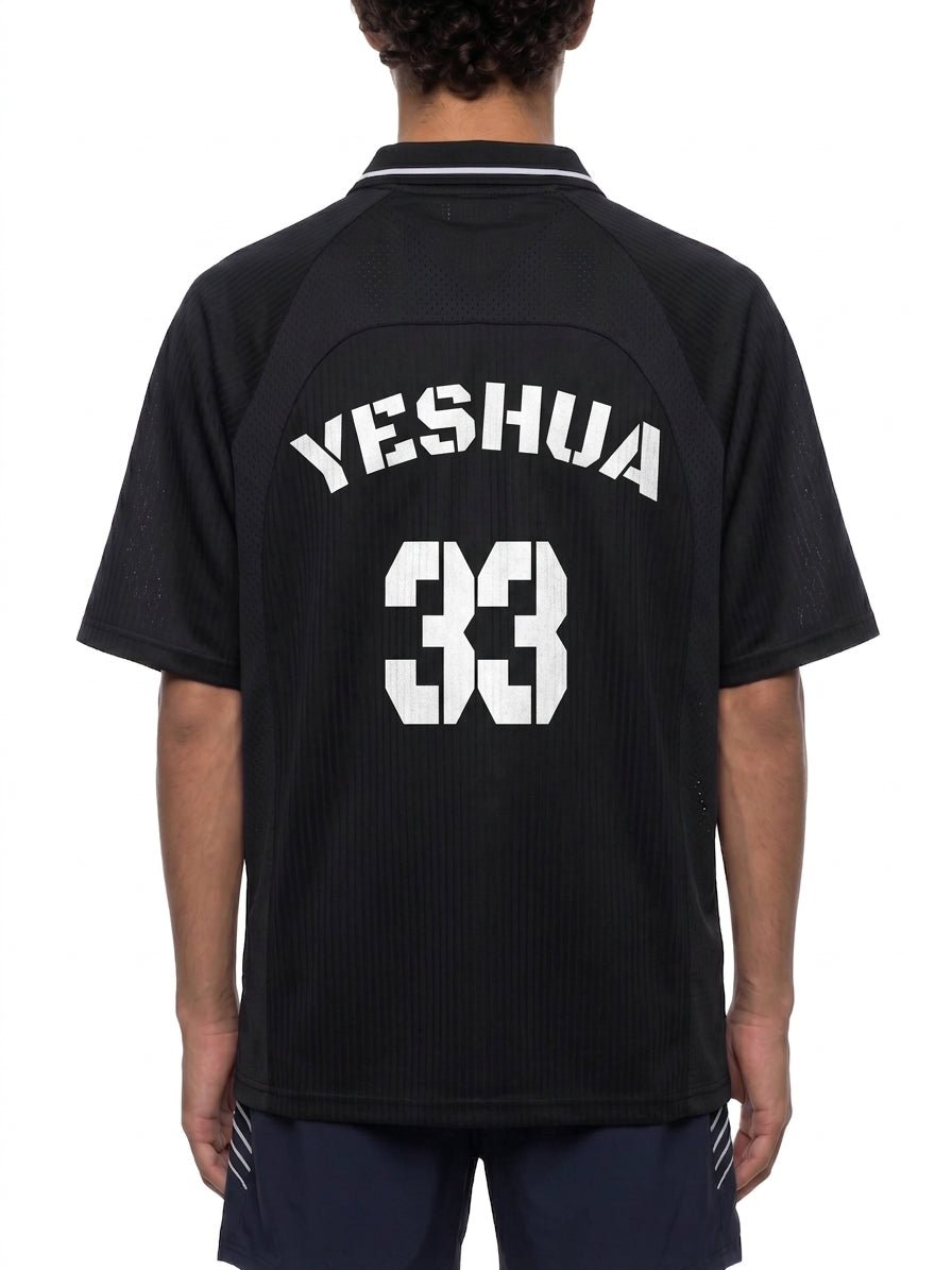Yeshua 33 Oversized Jersey (Black)