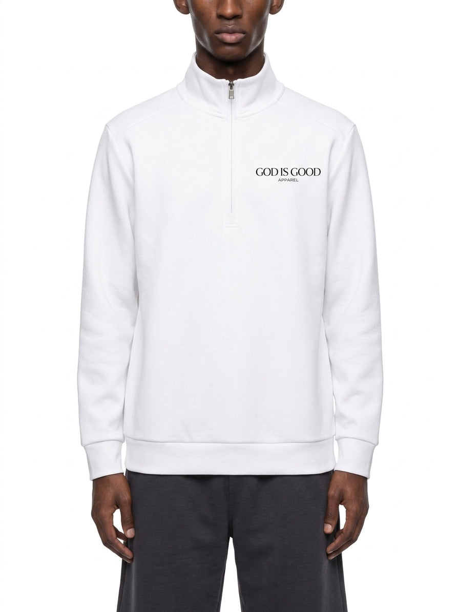 Core Performance Quarter Zip (White)