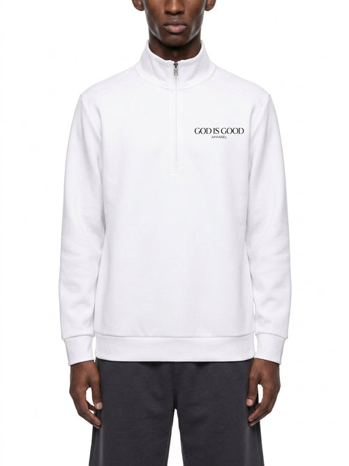 Core Performance Quarter Zip (White)