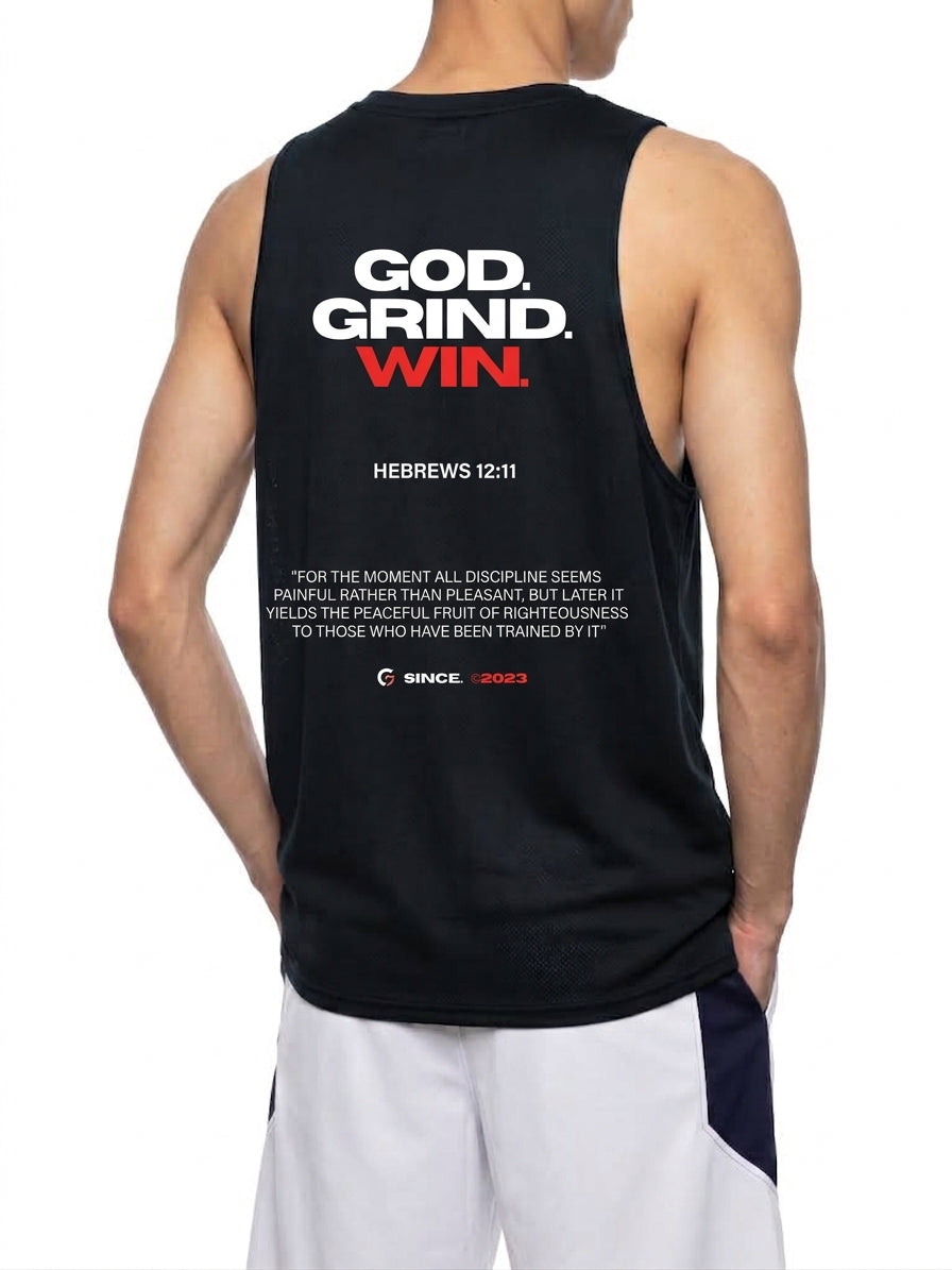 Performance Tank - God. Grind. Win. (Black)