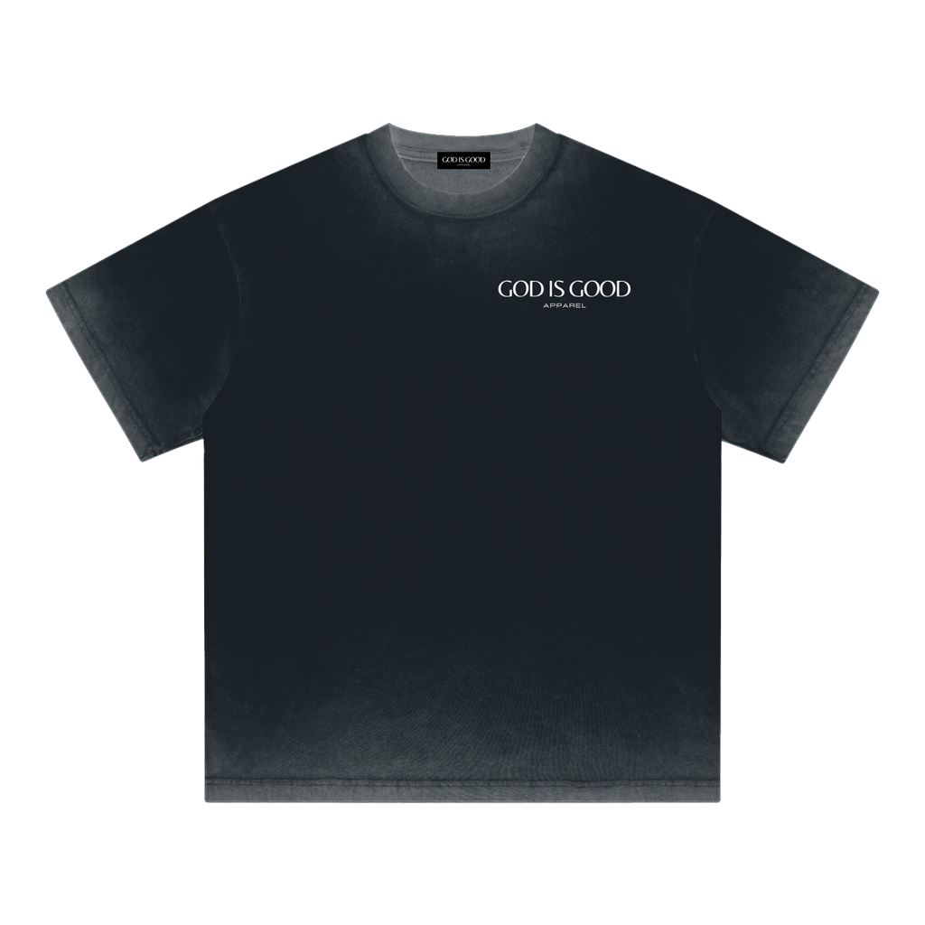 Oversized Reverse Dyed Tee - Glory (Black)