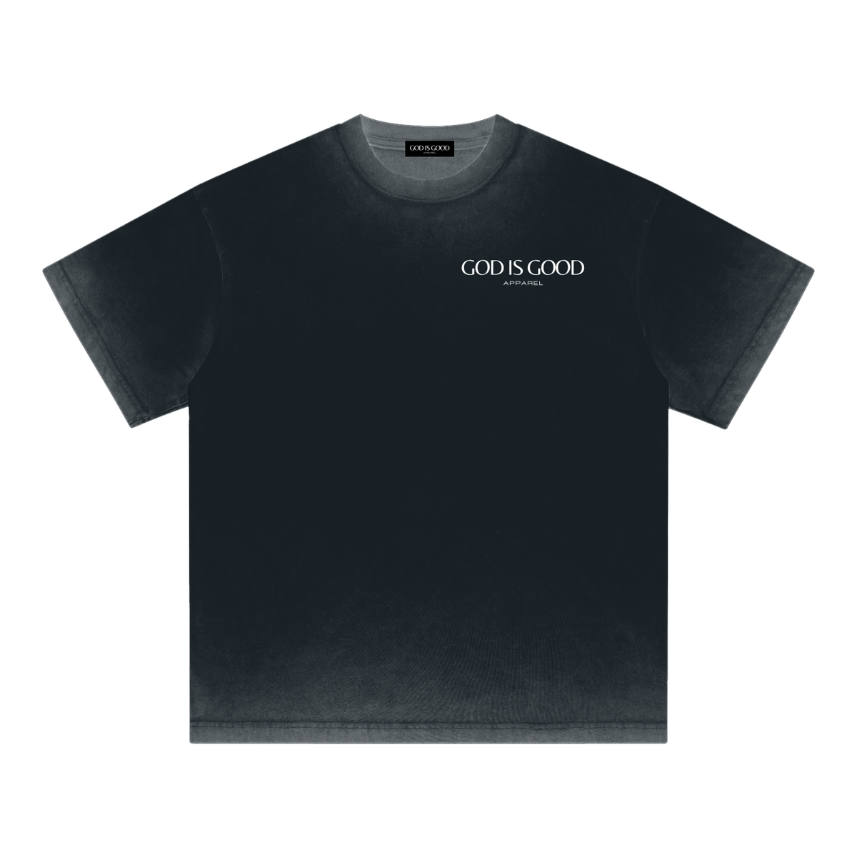 Oversized Reverse Dyed Tee - Glory (Black)