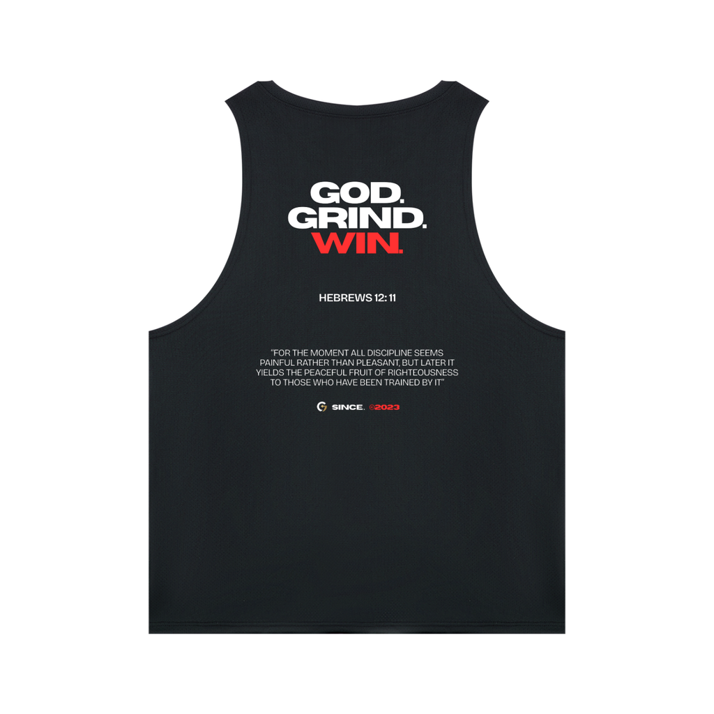 Performance Tank - God. Grind. Win. (Black)