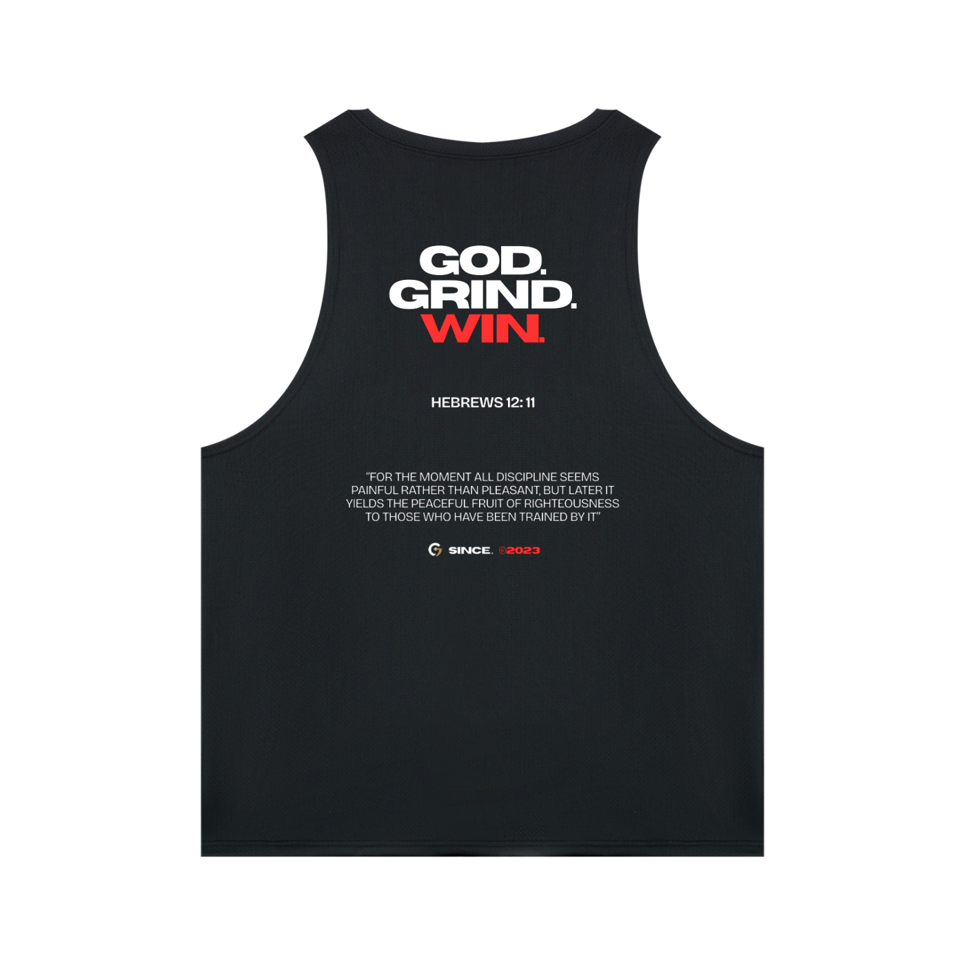 Performance Tank - God. Grind. Win. (Black)